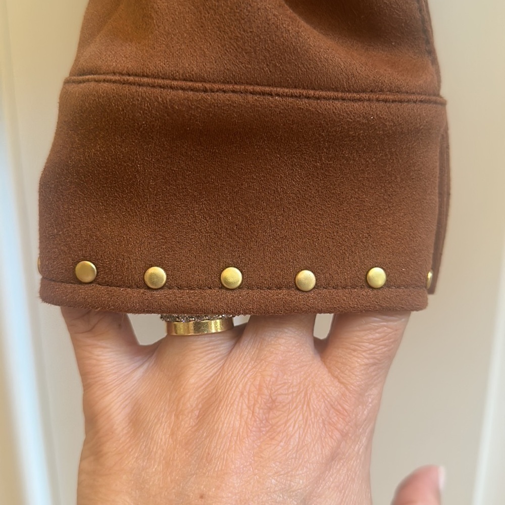 TULAROSA Abbot Faux Suede Cropped Jacket - Picture 10 of 12